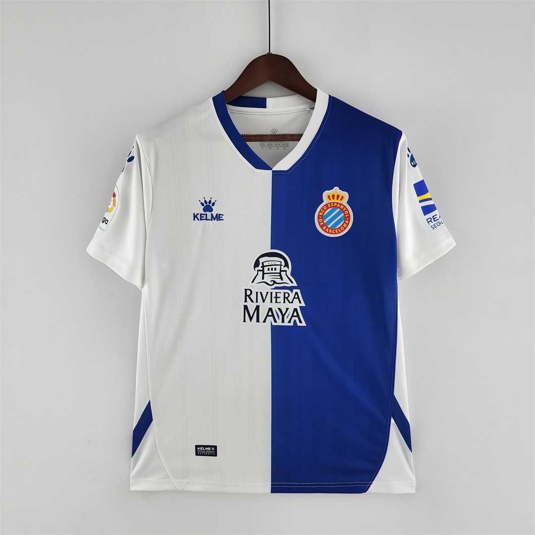 AAA Quality Espanyol 22/23 Third White/Blue Soccer Jersey